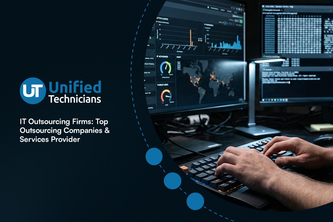 IT security agent working on his powerhouse software.