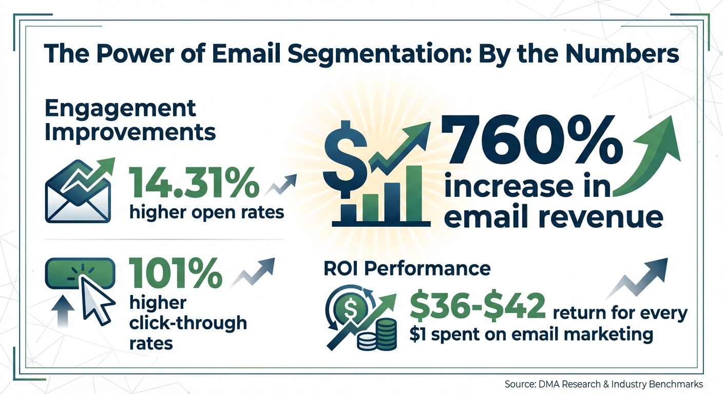 Email Segmentation Impact: Key Statistics and Performance Metrics