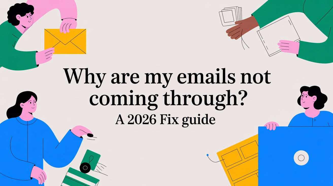 Why Are My Emails Not Coming Through? A 2026 Fix Guide