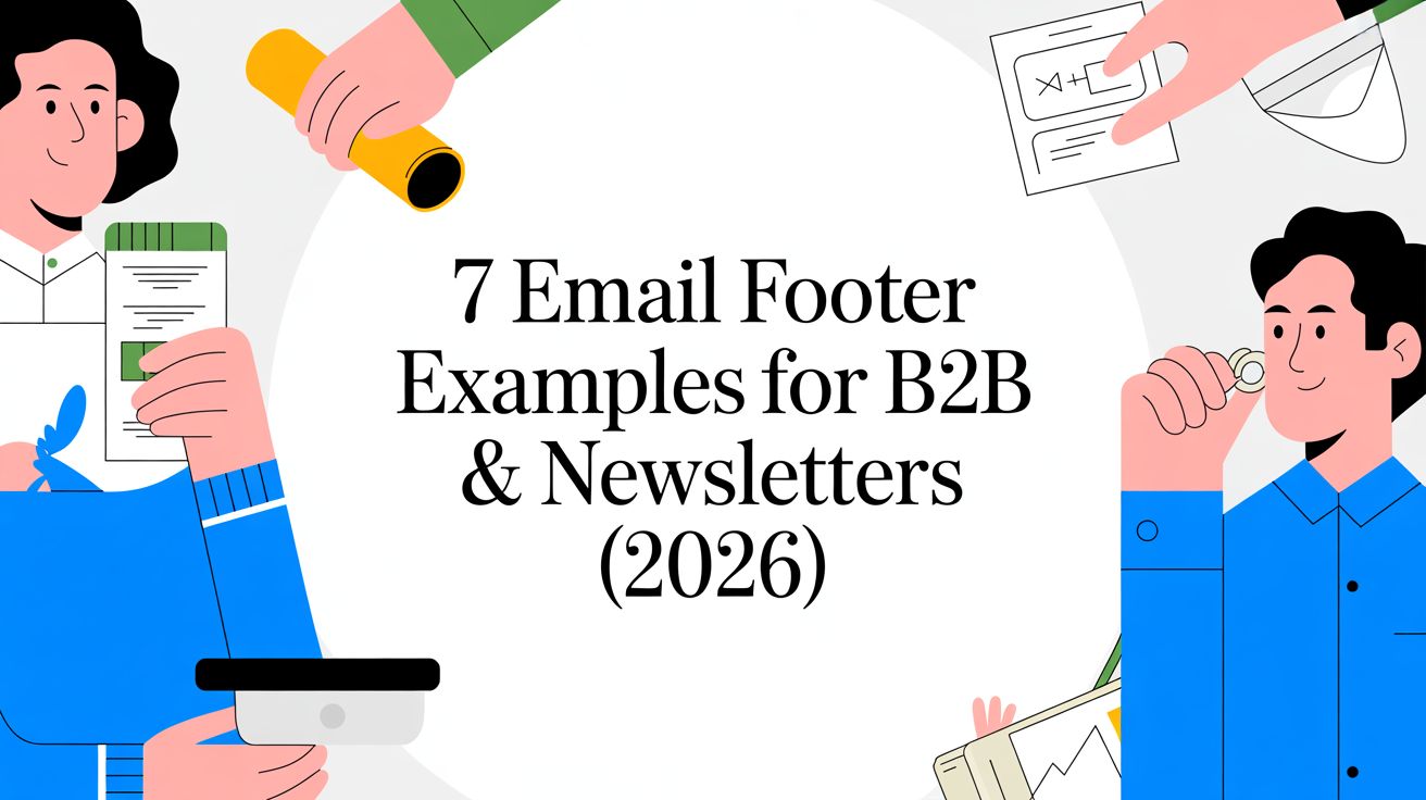 7 Email Footer Examples for B2B & Newsletters (2026)