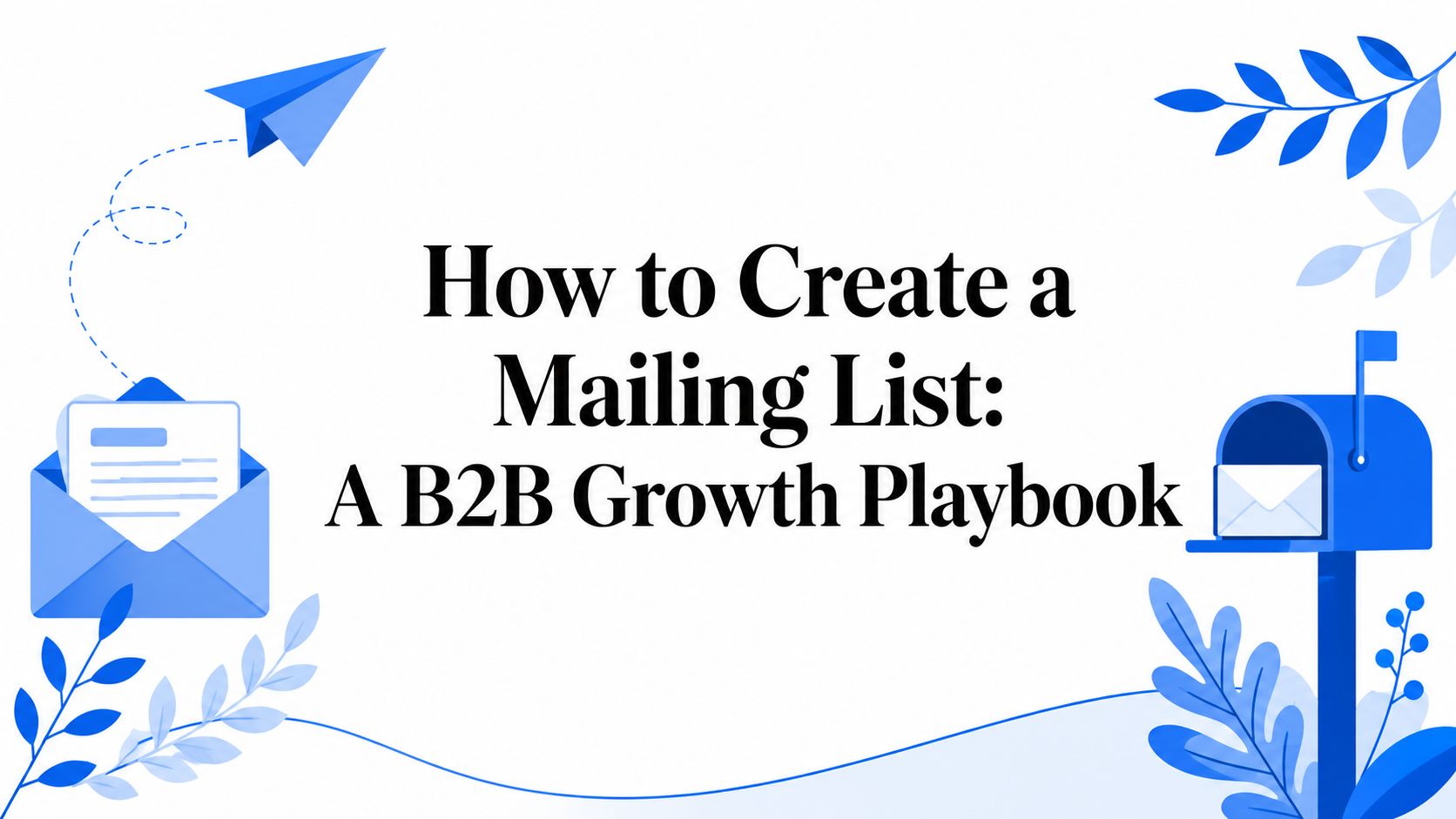 How to Create a Mailing List: A B2B Growth Playbook