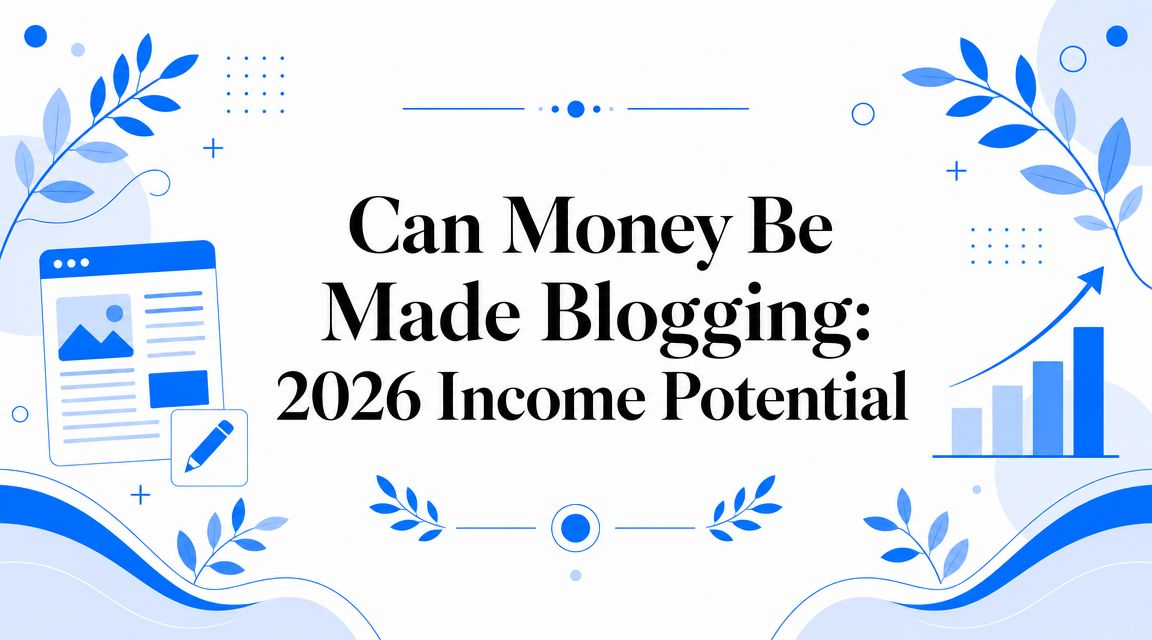 Can Money Be Made Blogging: 2026 Income Potential