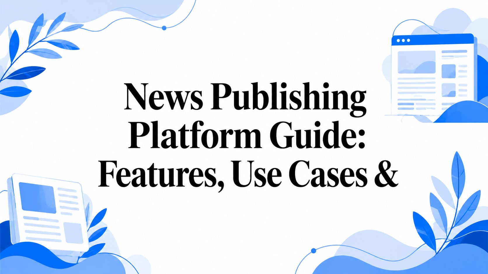 News Publishing Platform Guide: Features, Use Cases &