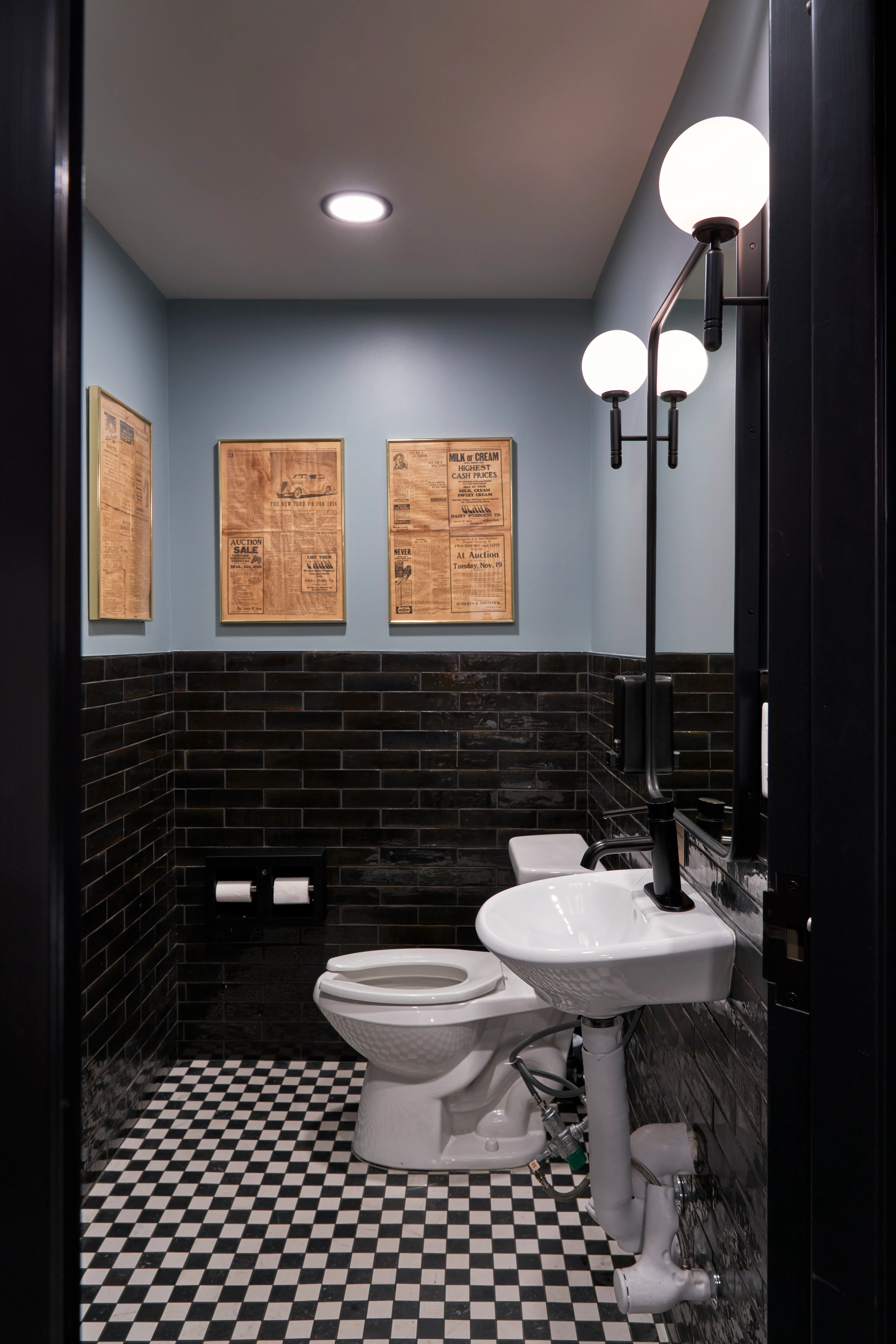 stable reserve distillery interior restroom