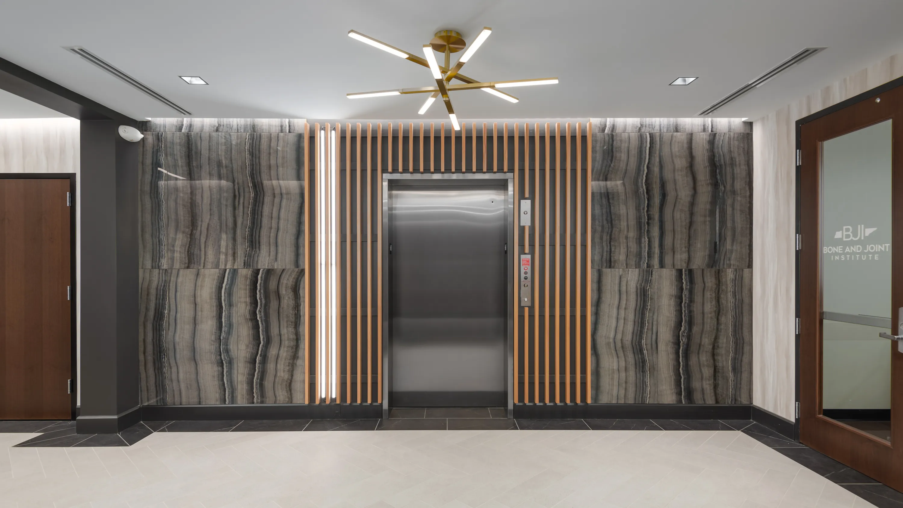medical office interior design elevator