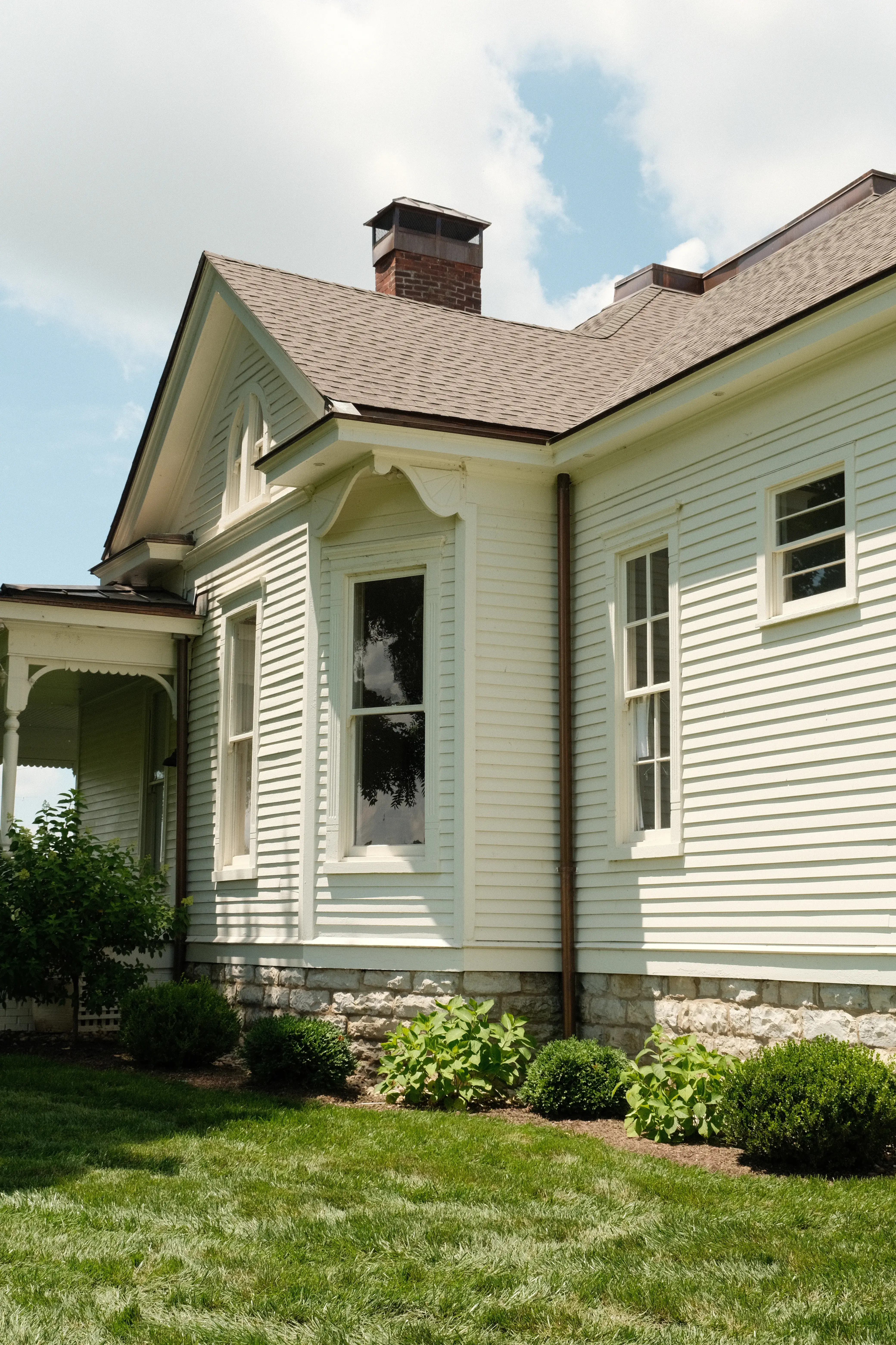 hayes house historic renovation exterior side