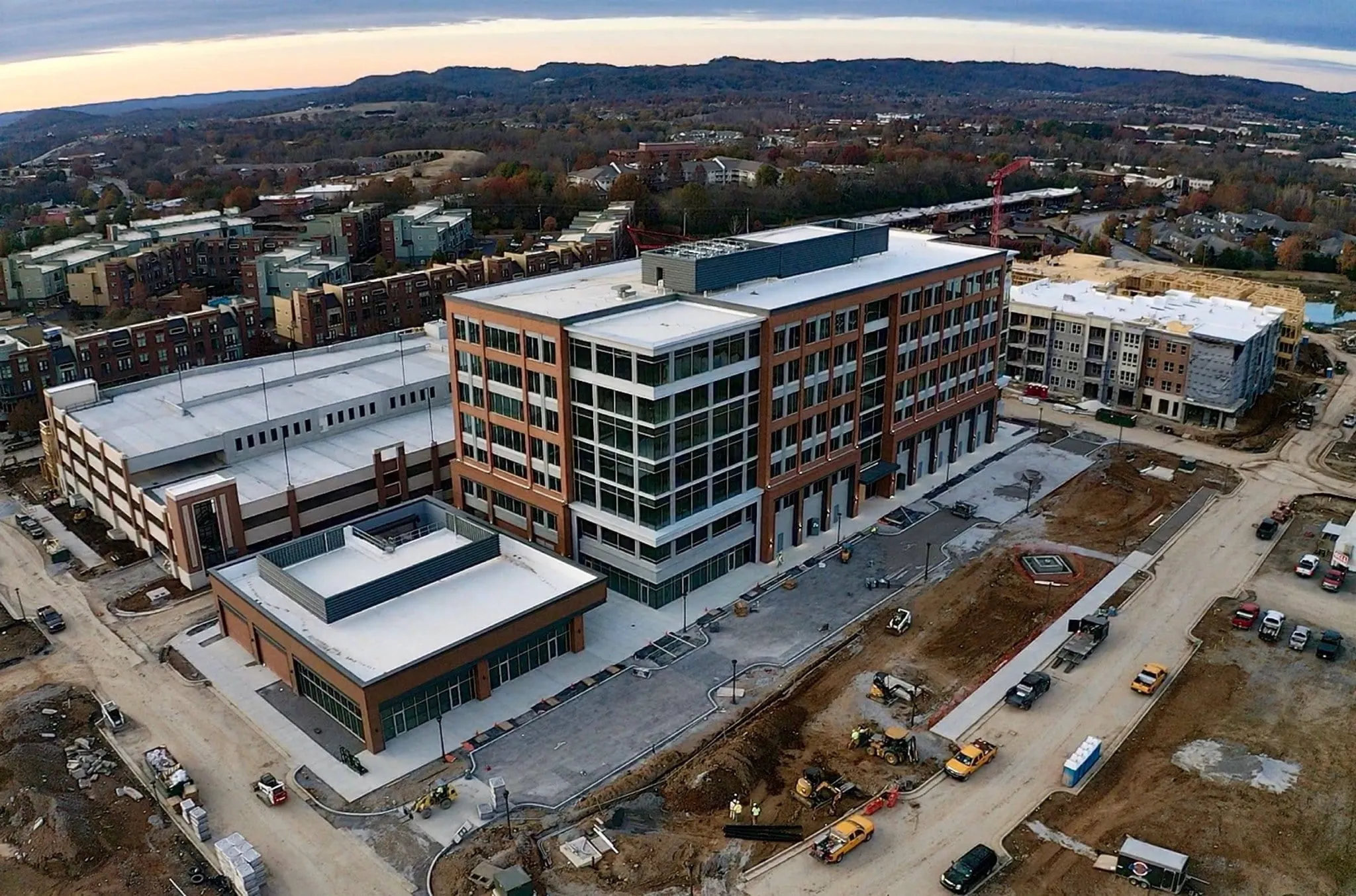 architectural design construction aerial