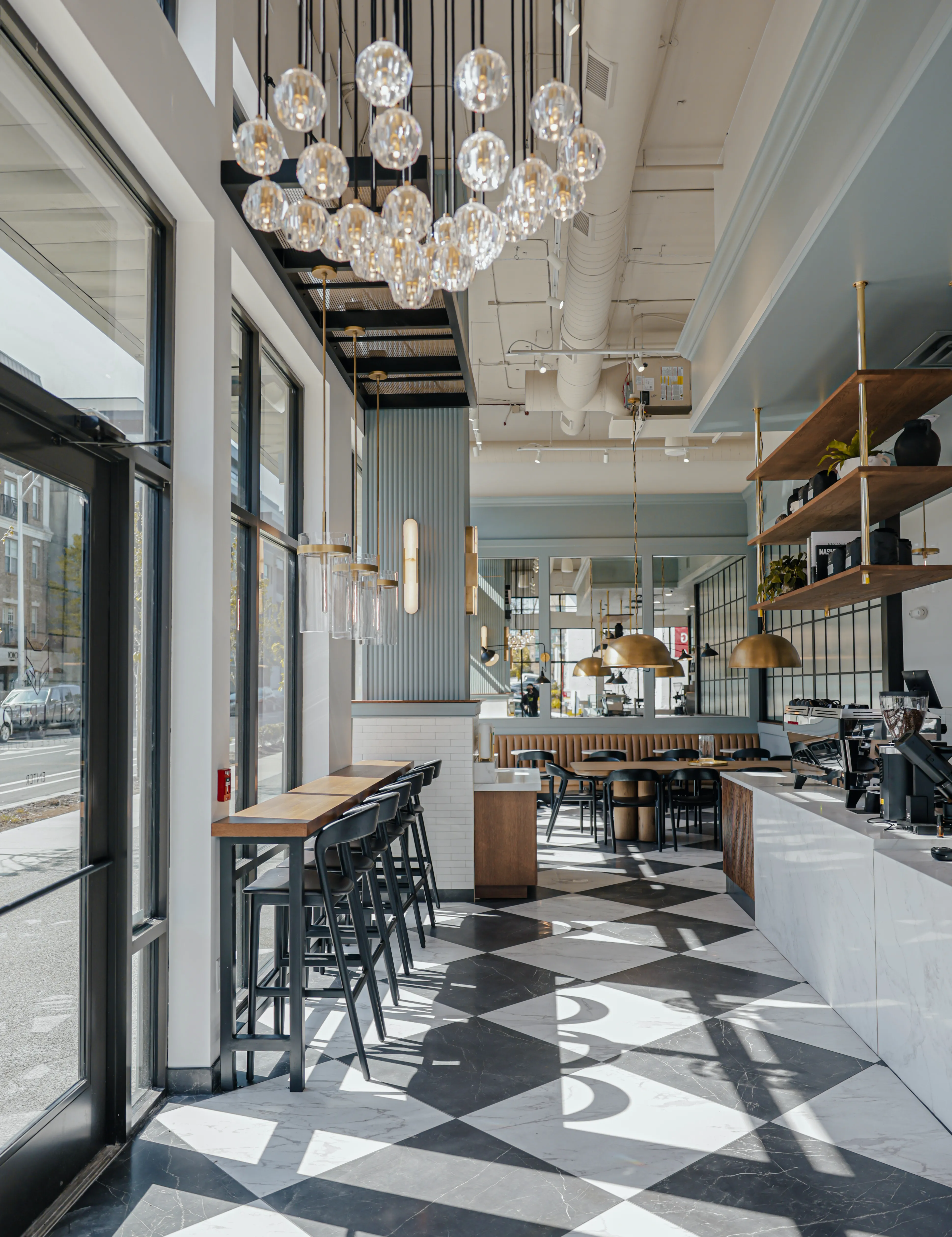 silver fox coffee lounge interior design
