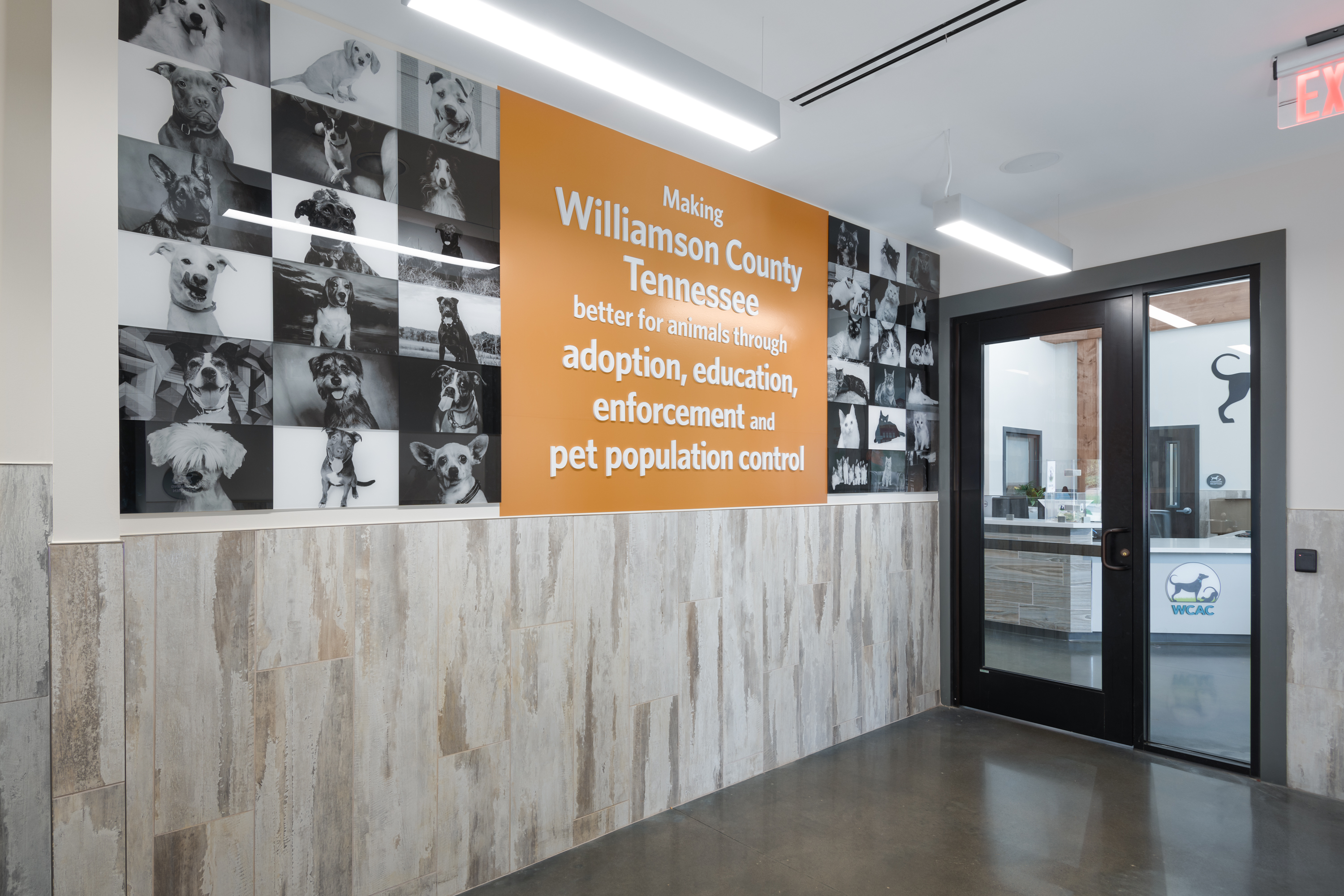 williamson county animal center interior details