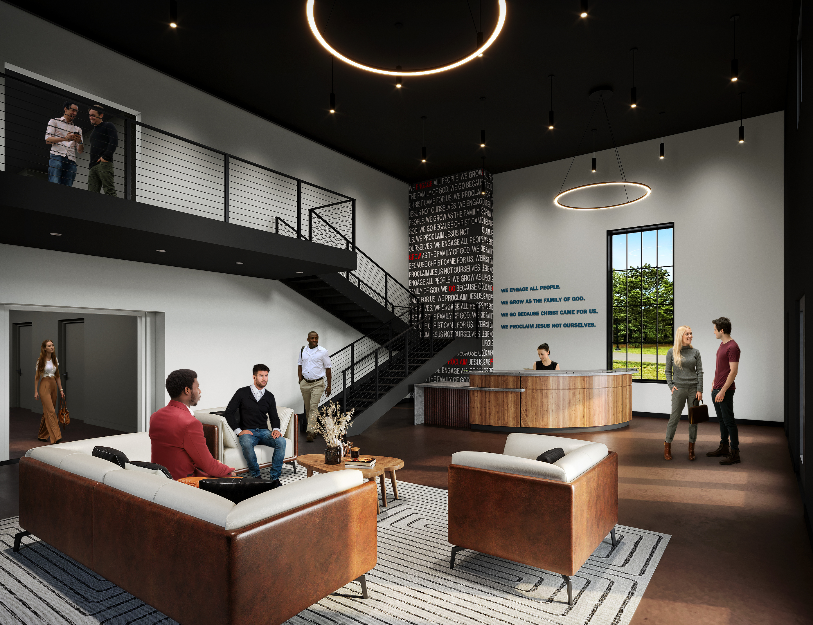 proclamation church interior design