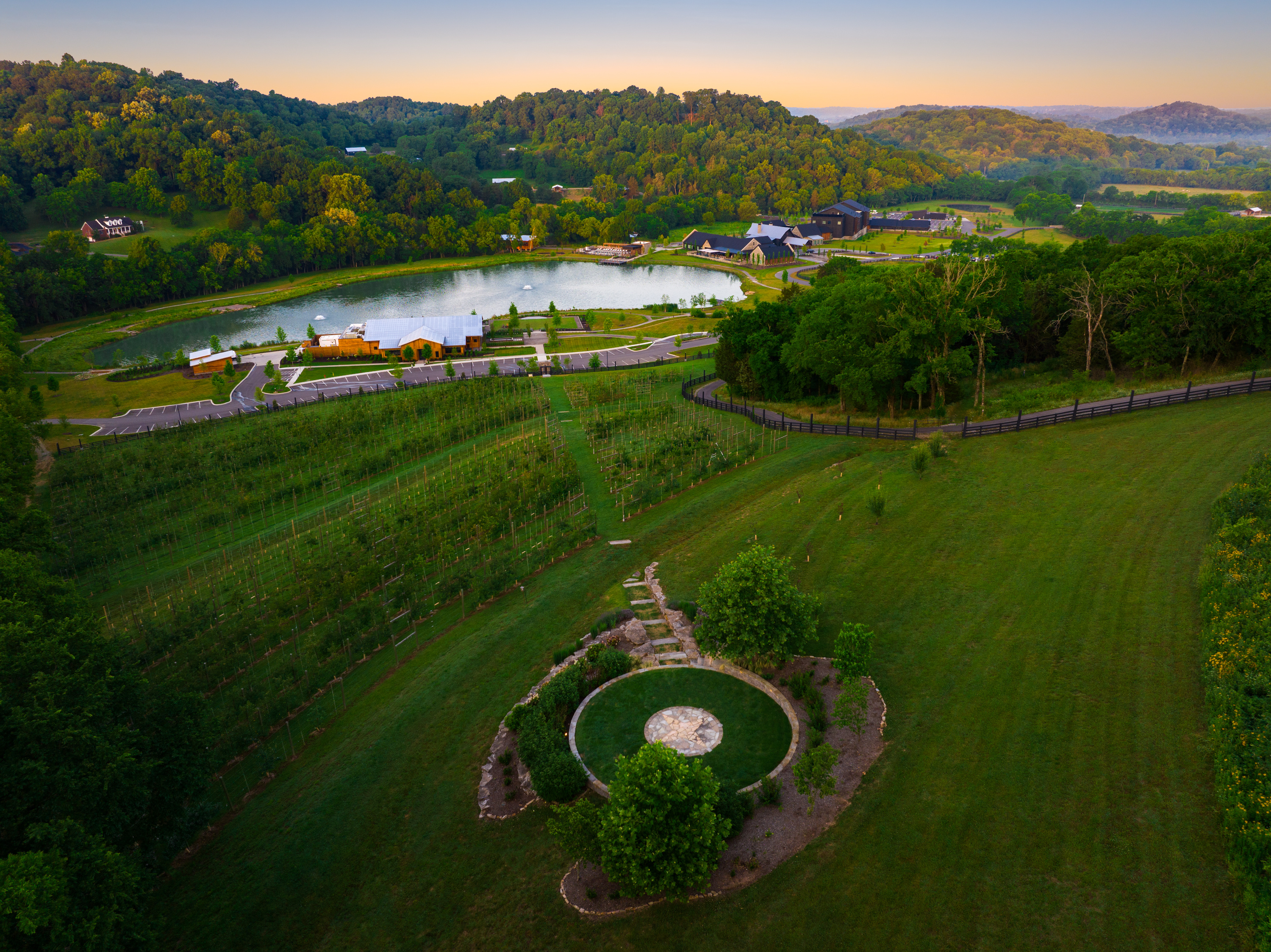 southall farm and inn aerial