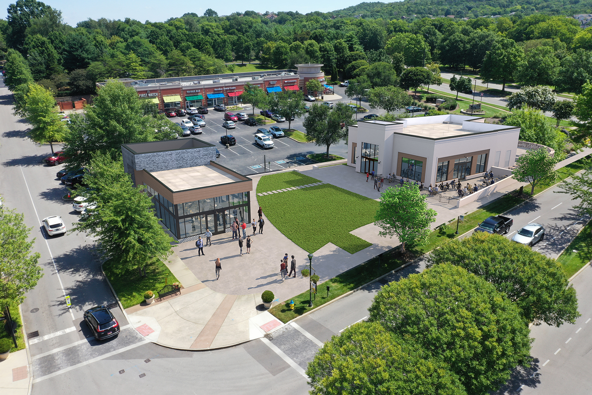 Meridian Cool Springs aerial view