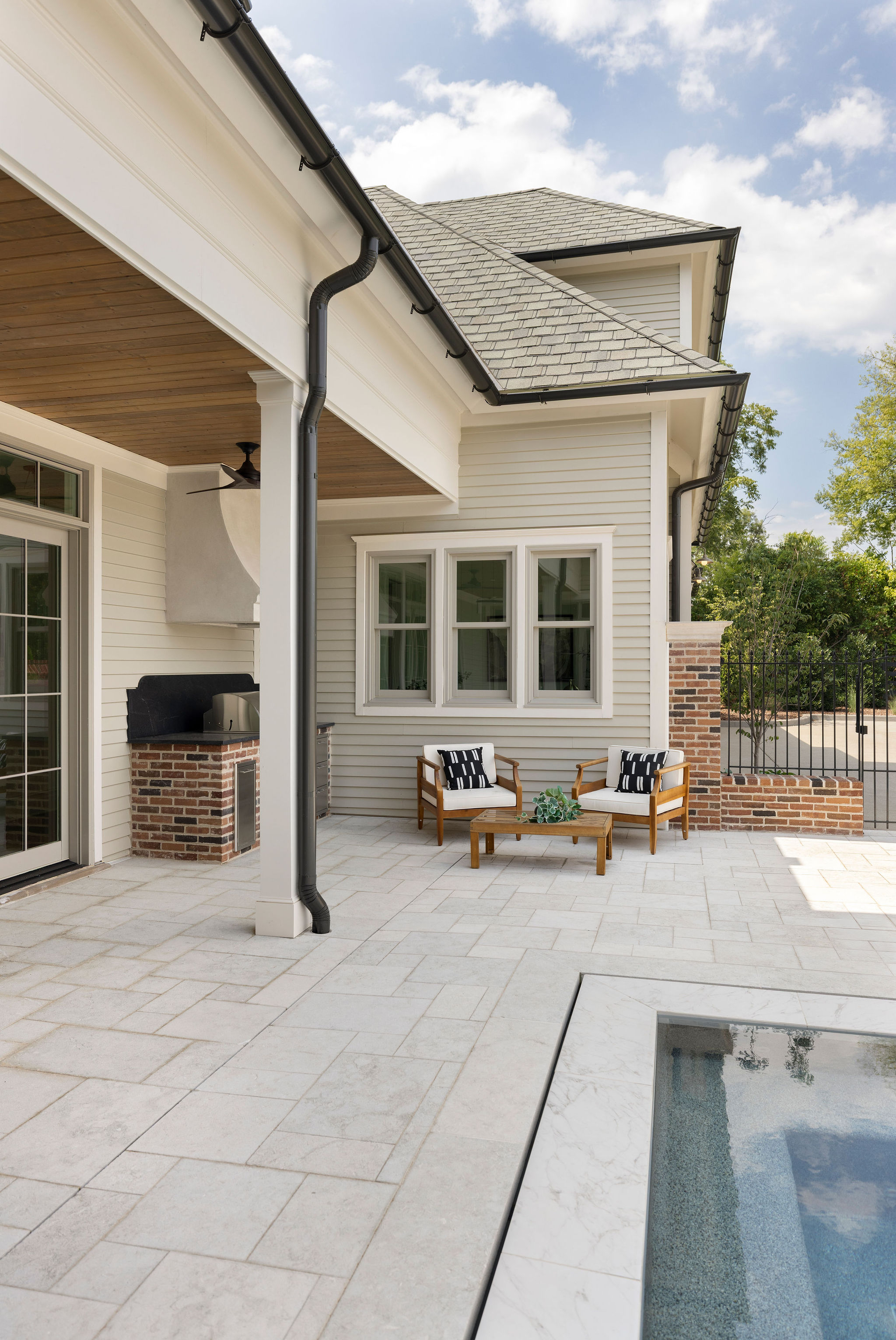 Magnolia Hall Residential Architecture Exterior Courtyard