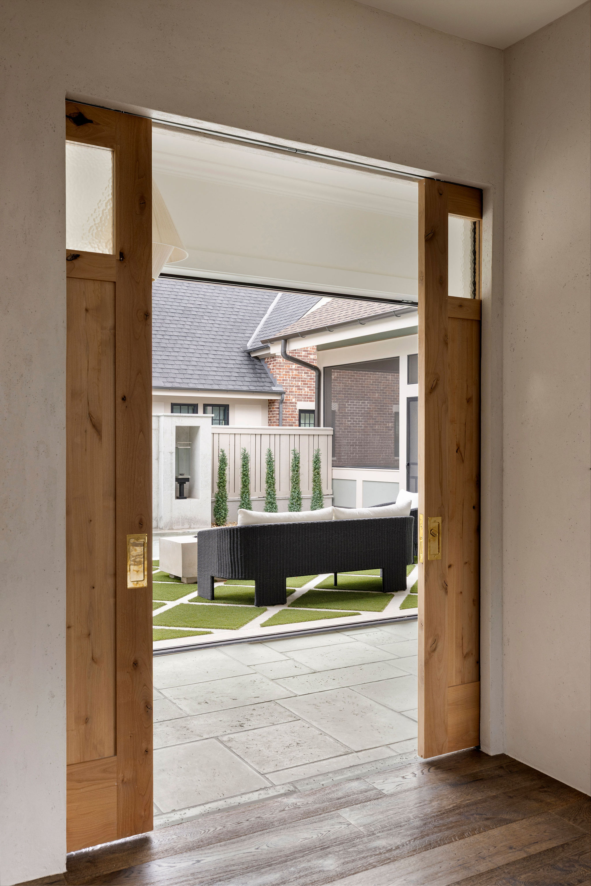 Magnolia Hall Residence Architecture Courtyard
