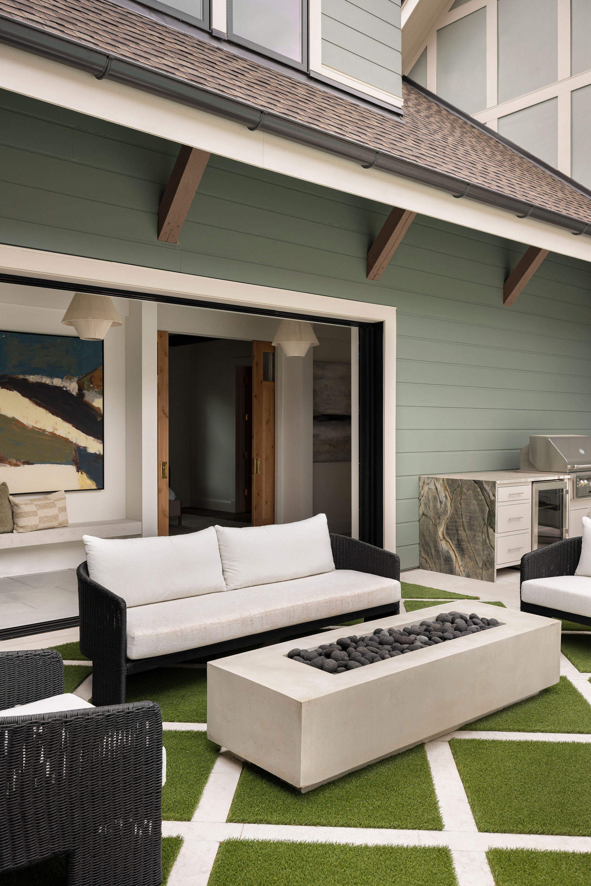 Magnolia Hall Residence Architecture Courtyard
