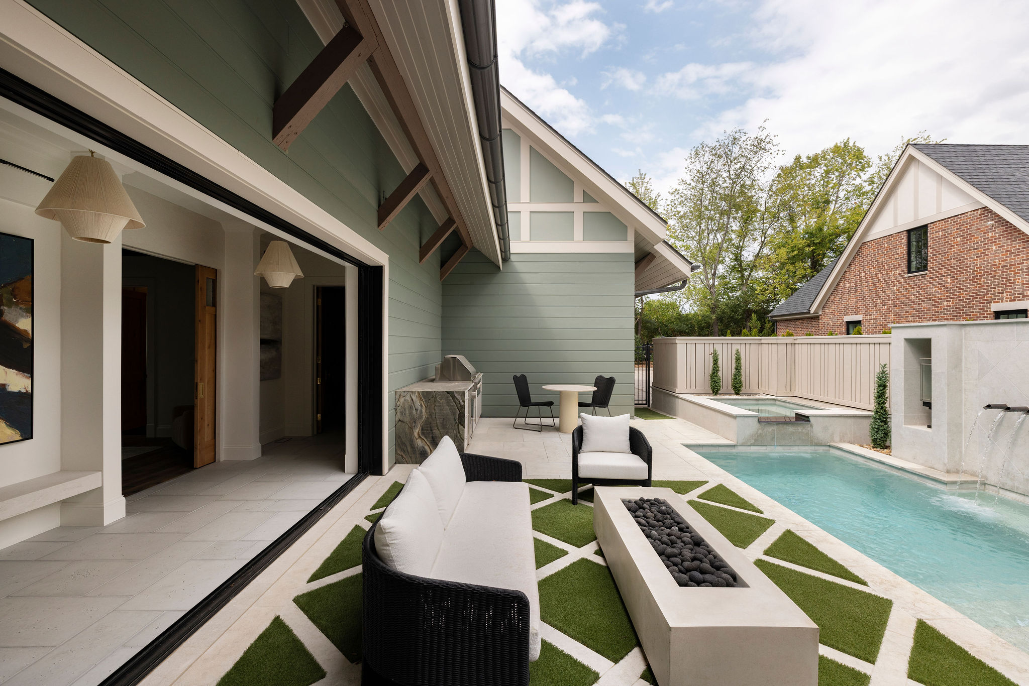 Magnolia Hall Residence Architecture Courtyard