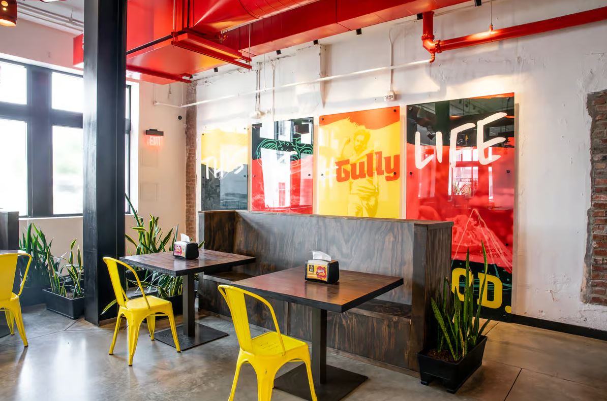 gully boyz restaurant interior design