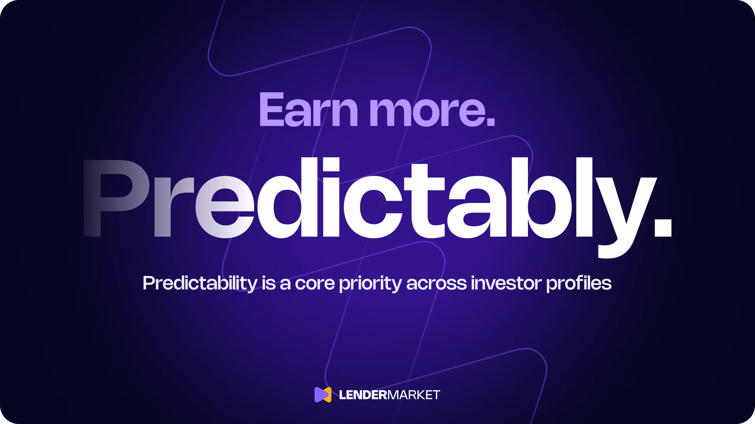 Examples of the refreshed Lendermarket brand in use