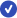White checkmark

