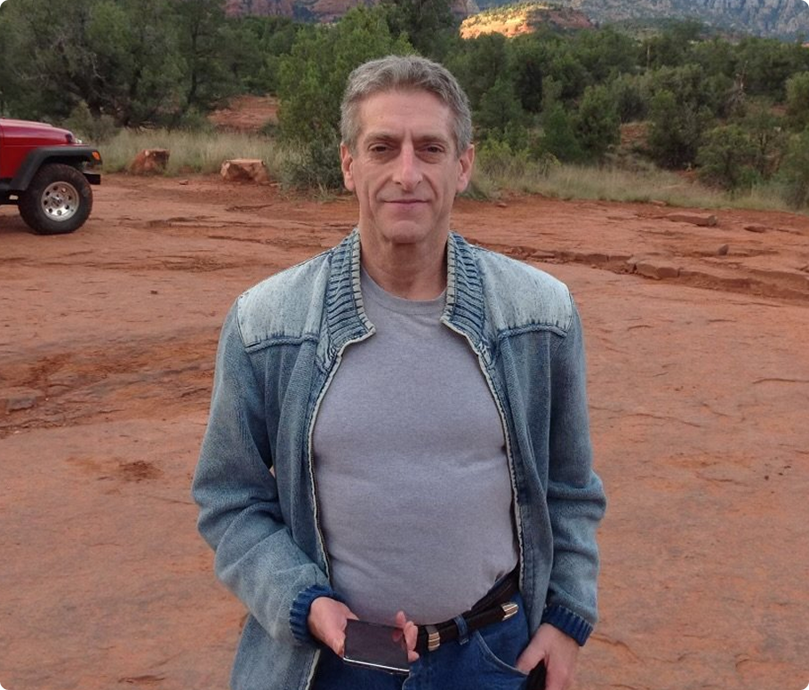 A man looking to the camera