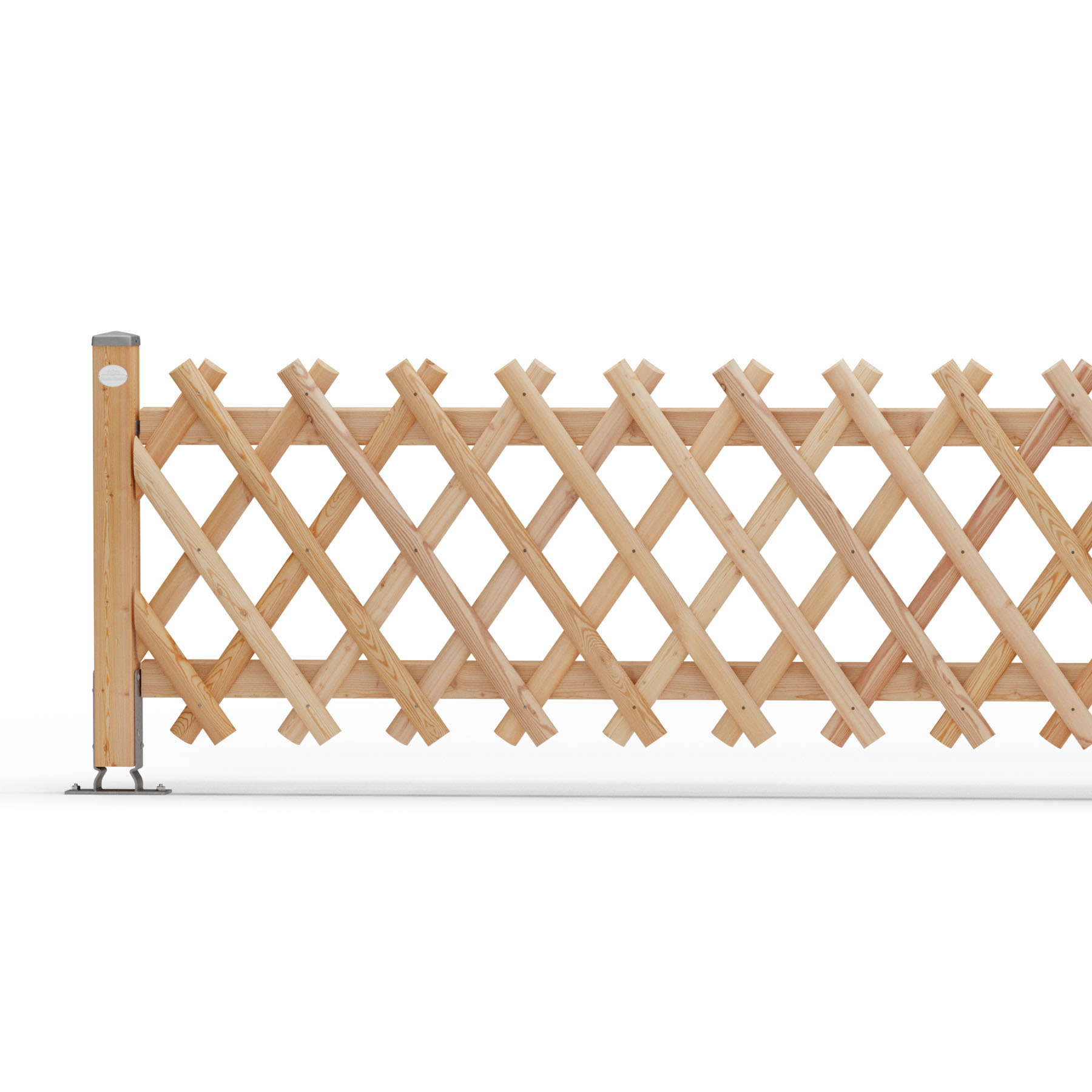 Jägerzaun Lärche natur