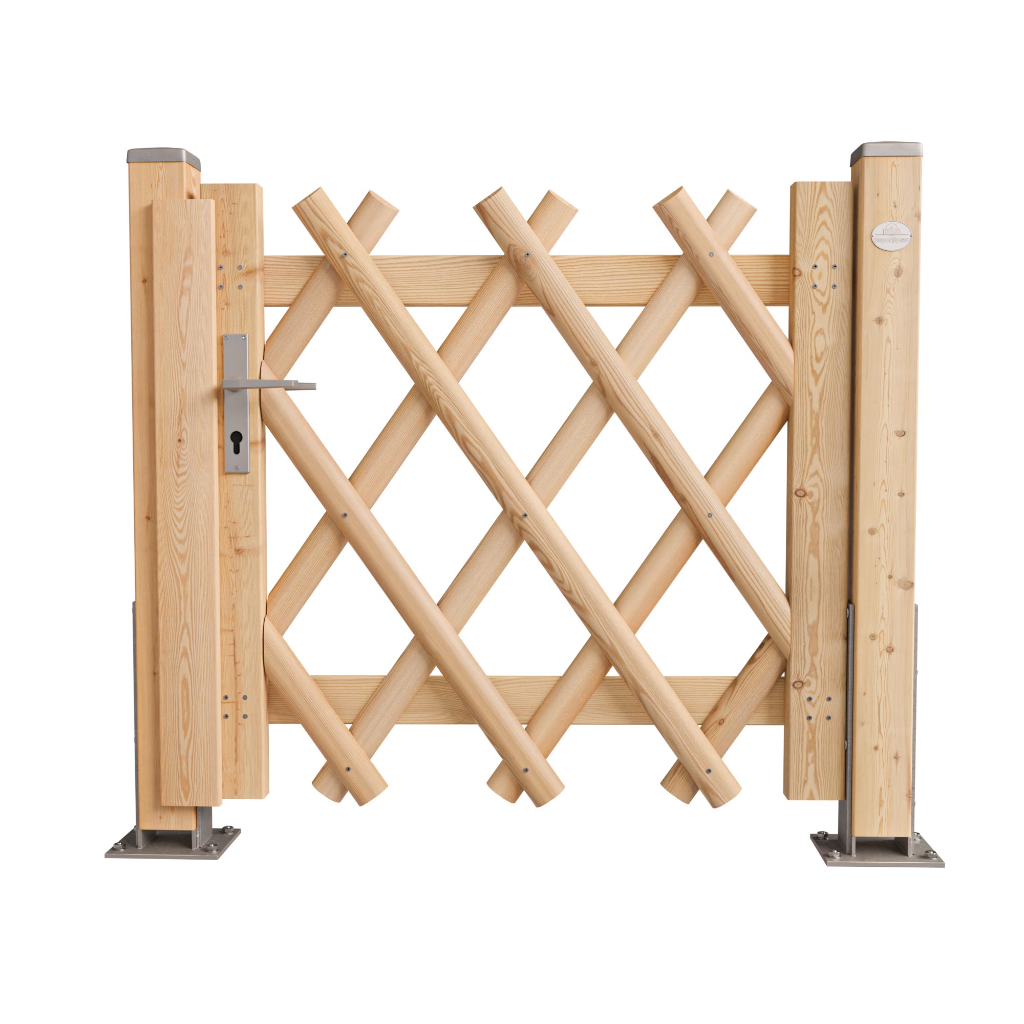 Gartentor Jägerzaun Lärche