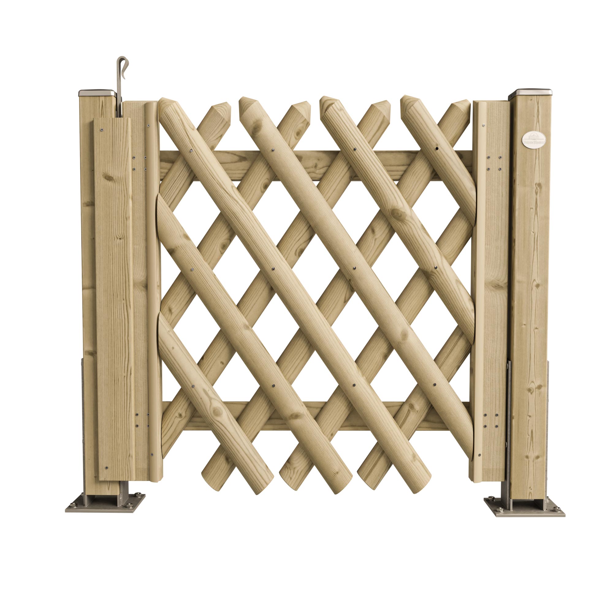 Gartentor Jägerzaun