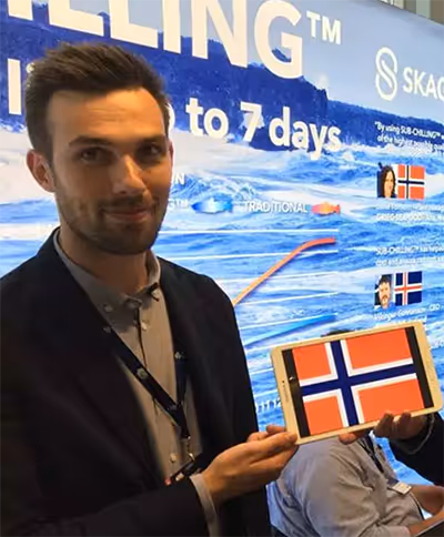 Ragnar A. Guðmundsson, Director of Sales Operations in Scandinavia and Europe at Aqua Nor.