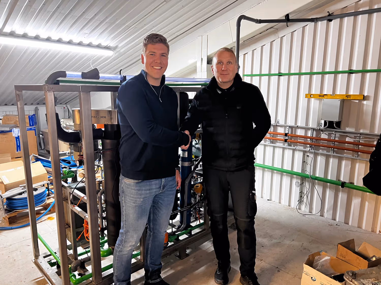 Ny-Fiskur embraces sustainability with the CO2 liquid ice machine
