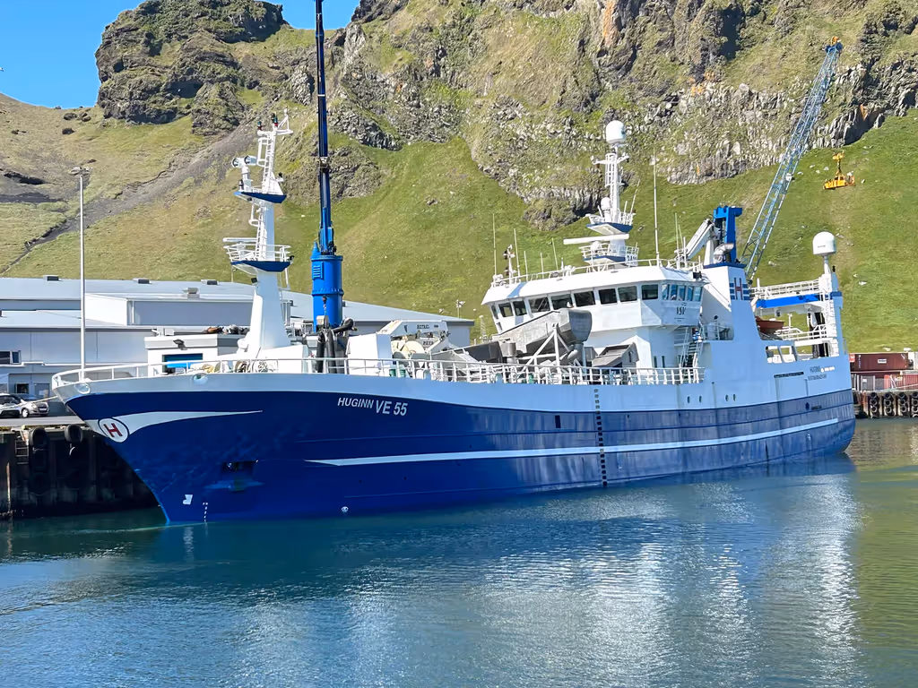 Picture of the fishing vessel Huginn VE 55