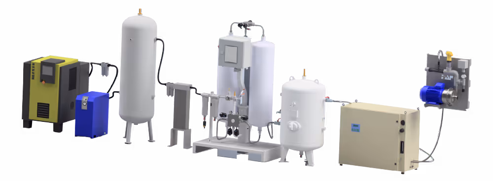 Picture of a complete ozone system
