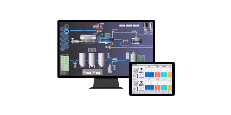 Picure of a SCADA control system