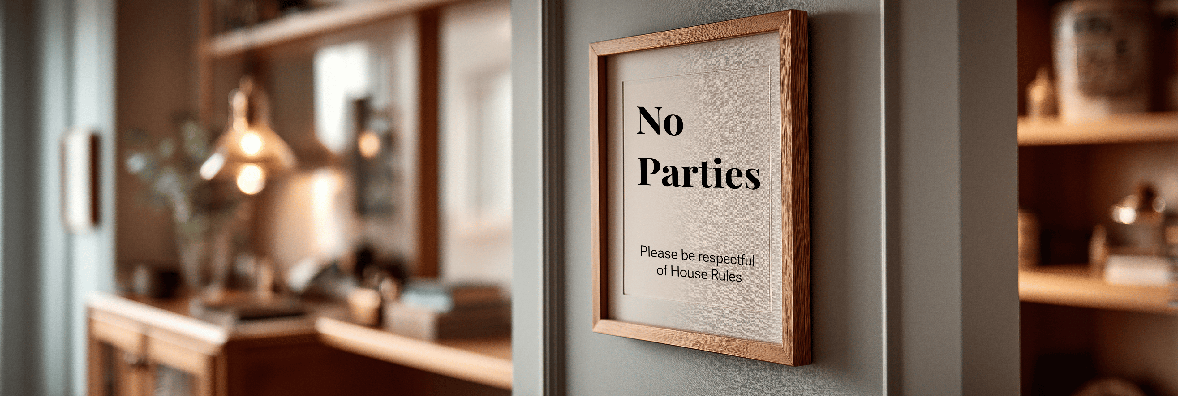 A dirty short term vacation rental unit, the morning after a party