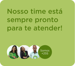 Nosso time está sempre pronto para te atender!