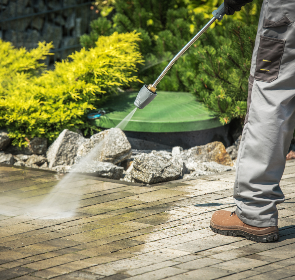 patio walkway power washing in Grand Rapids, MI