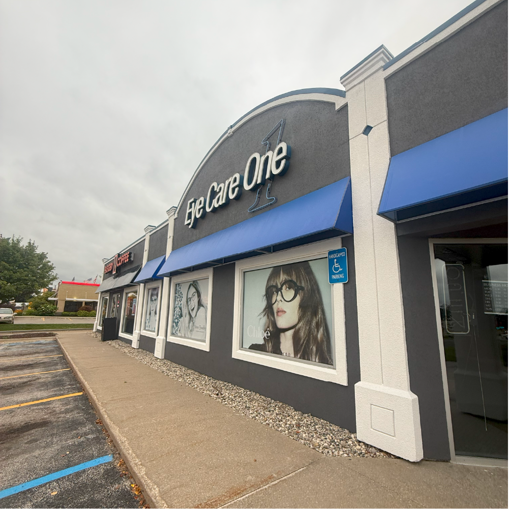 Exterior painting project for Eye Care One