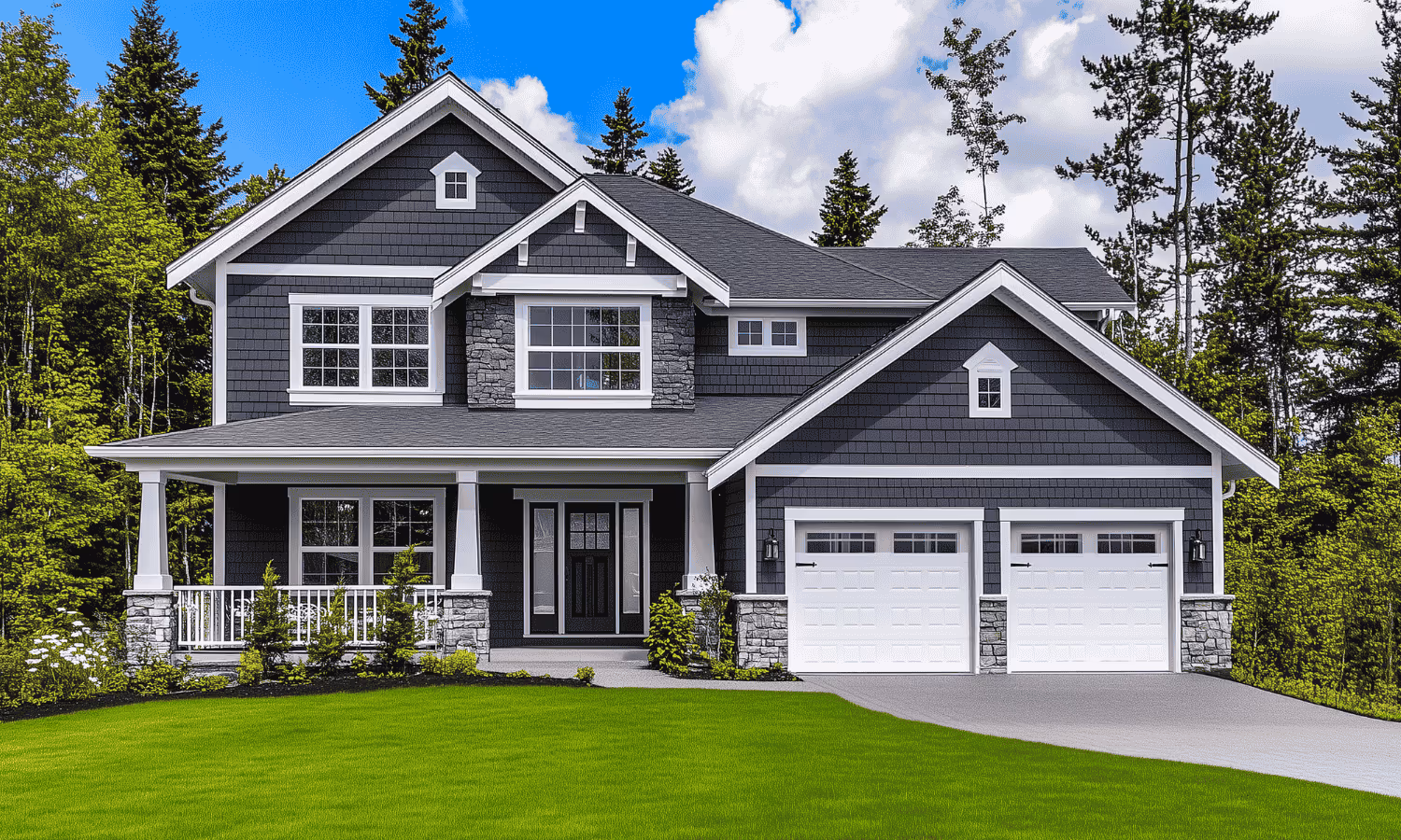 Spring exterior home prep tips for sellers in Southern New Hampshire with clean driveway, manicured lawn, and curb appeal.