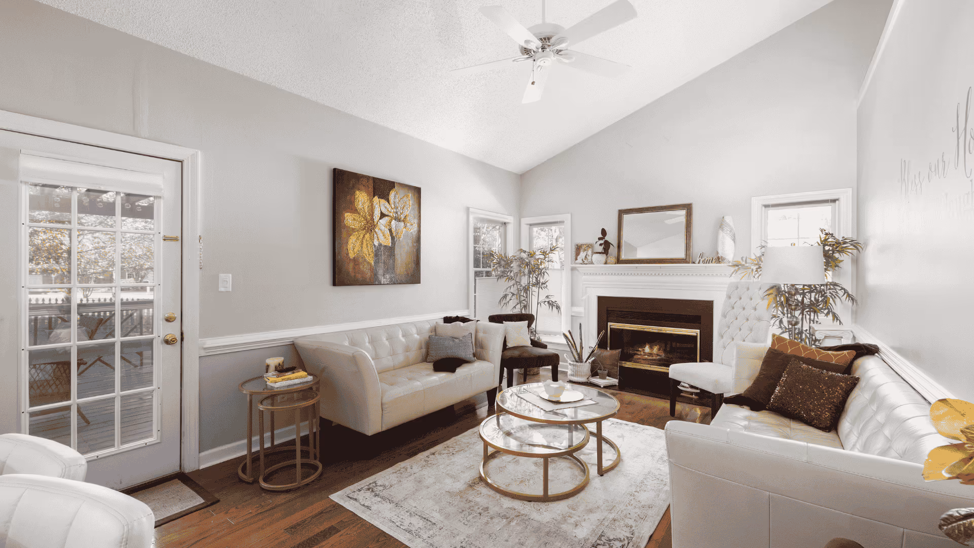 Interior of a home showcasing small updates for better buyer appeal