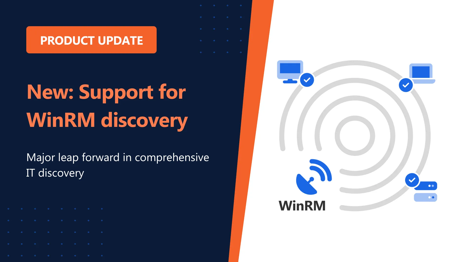 WinRM support has arrived to Block 64, elevating IT inventory once again