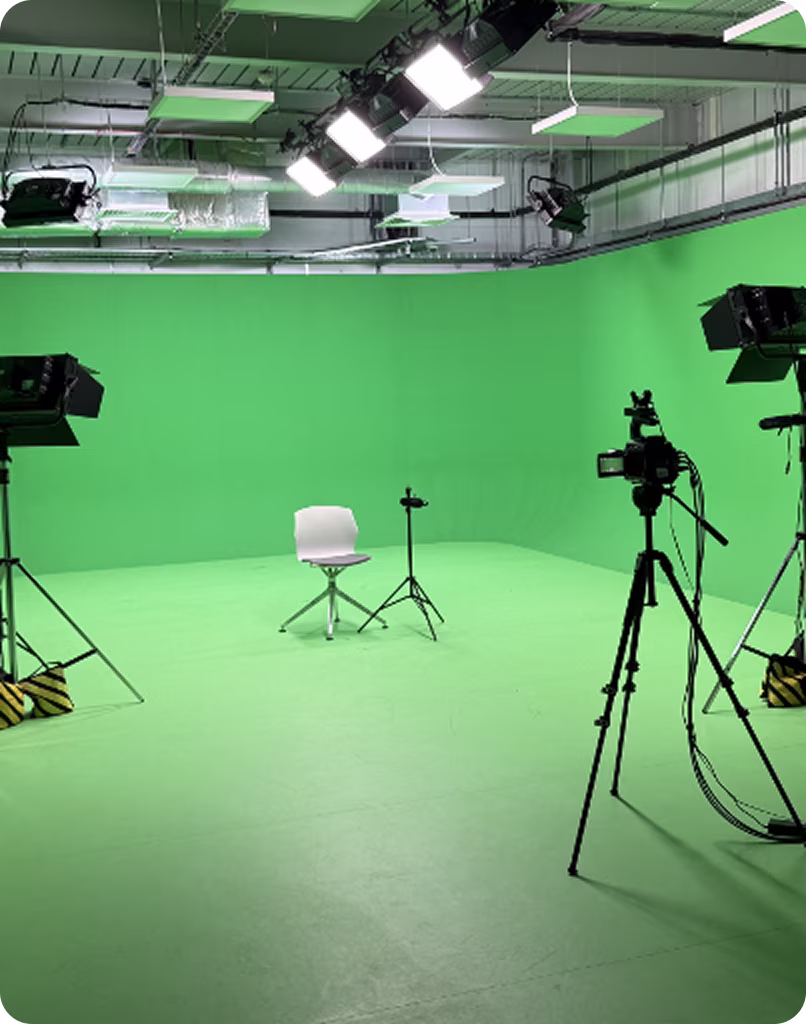 XR Studio's Content Creation Suite featuring an infinity greenscreen cove