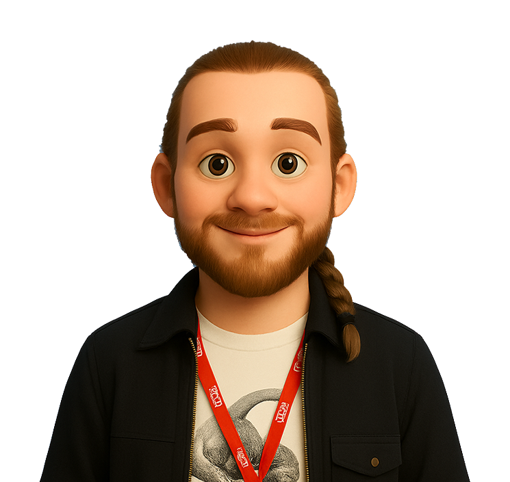 A 3d Avatar of Fraser Maxwell, XR Studio's AI Content Engineer