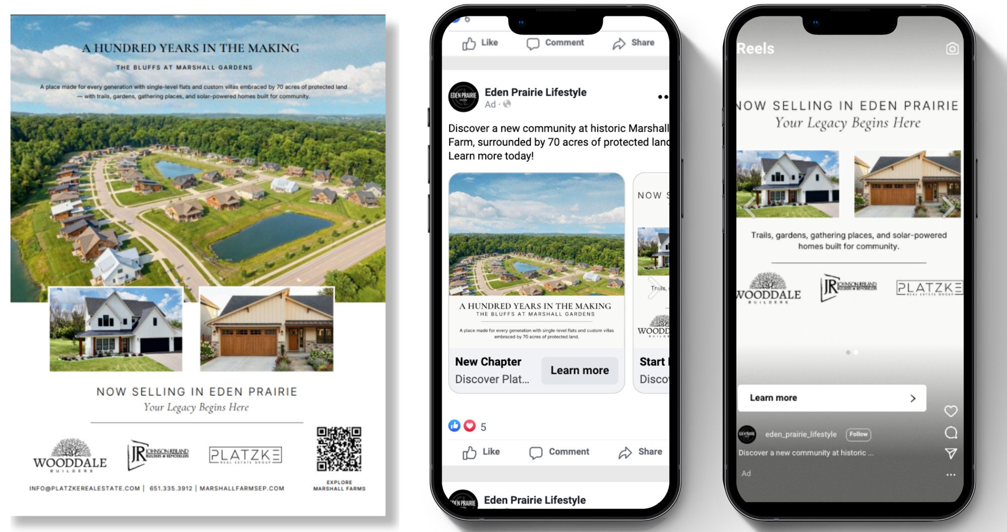 Platzke Real Estate ad creative from Eden Prairie Lifestyle