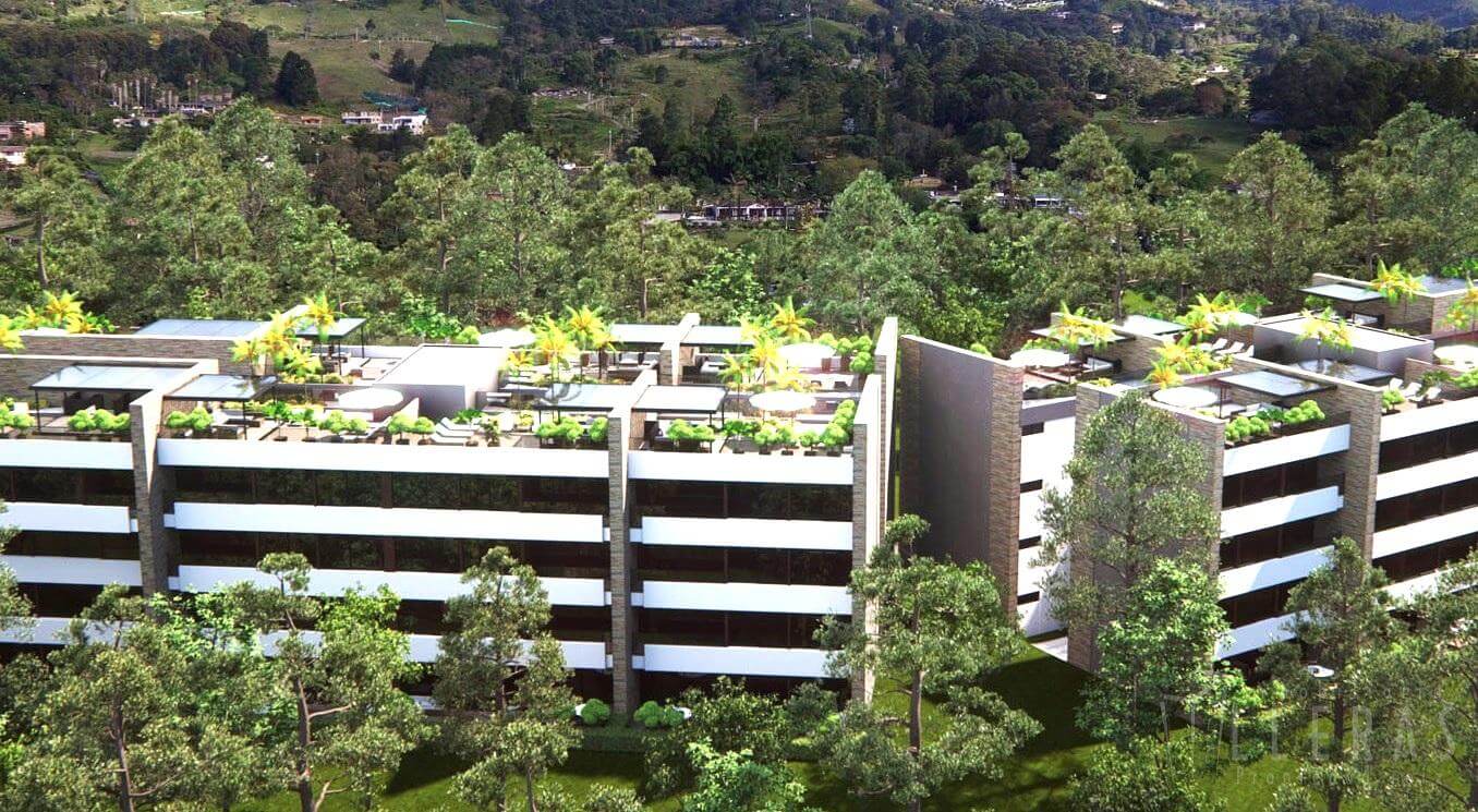 Sector Loma del Escobero, apartamento moderno con vista verde y tranquilo - Miniatura 12