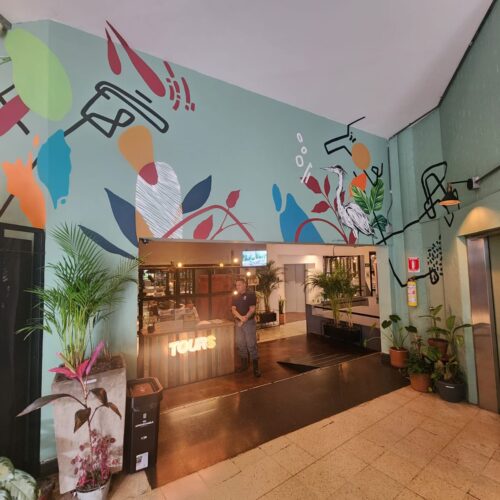 Sector Vizcaya, oficina amoblada en Hotel Selina - Miniatura 4