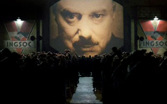 George Orwell’s novel 1984 book cover