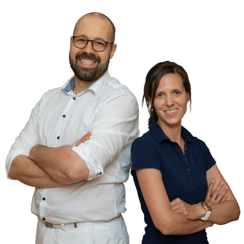 Ein Bild von Dr. med. Tobias Simpfendörfer und Dr. med. Claudia Gasch, Urologen und EMSELLA Experten in Schwetzingen