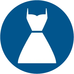 Ein Icon das beschreibt, dass man bei der EMSELLA Behandlung bekleidet bleiben kann