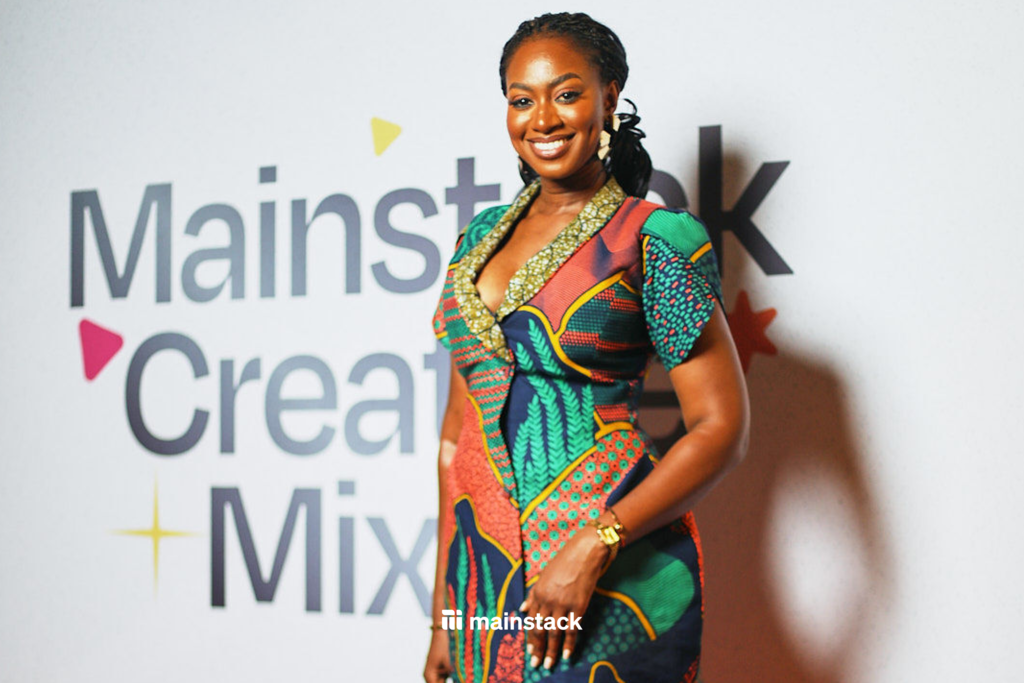 Dela Seade at the Mainstack Creative Mixer Accra
