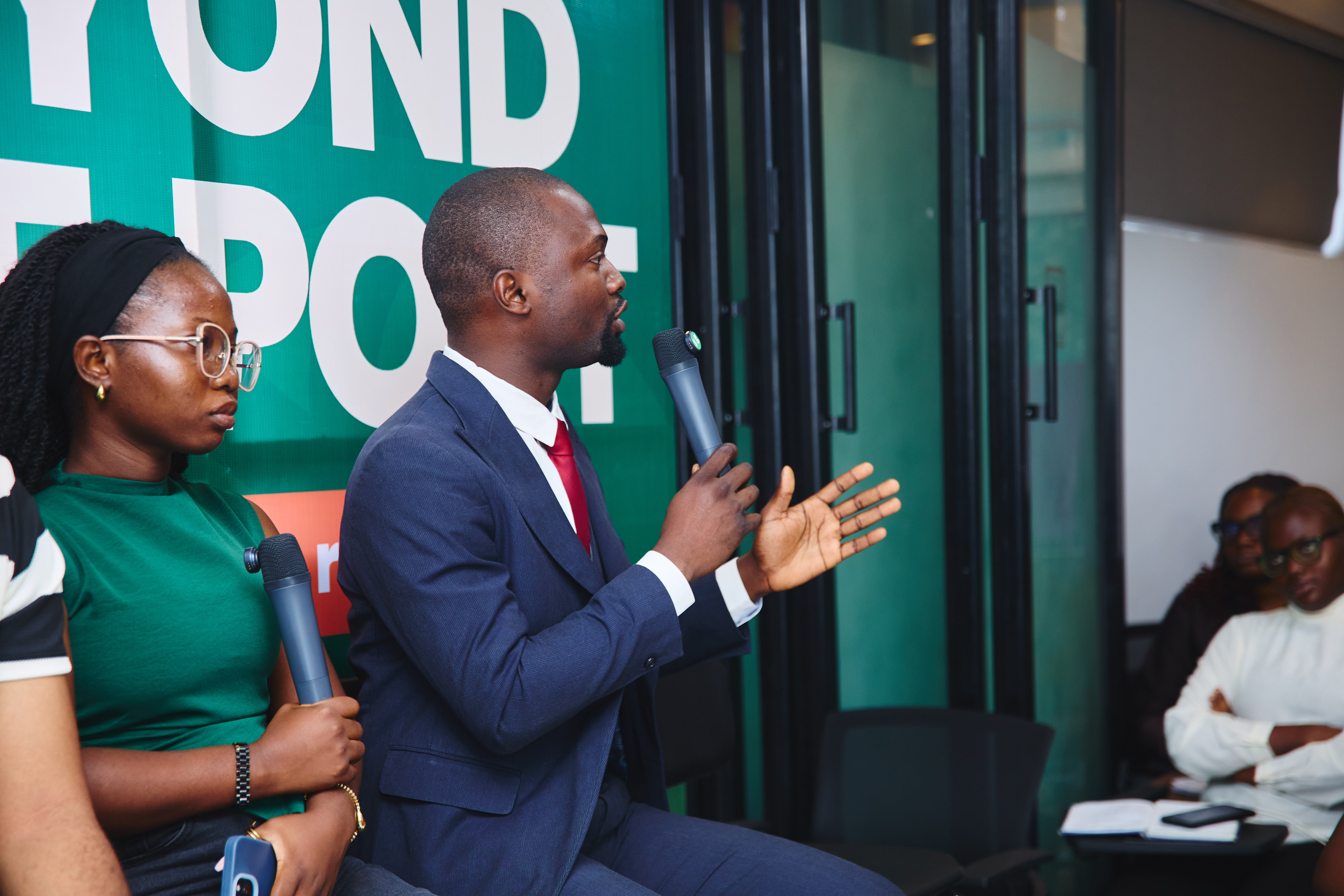 Rchard Badejo during the panel session