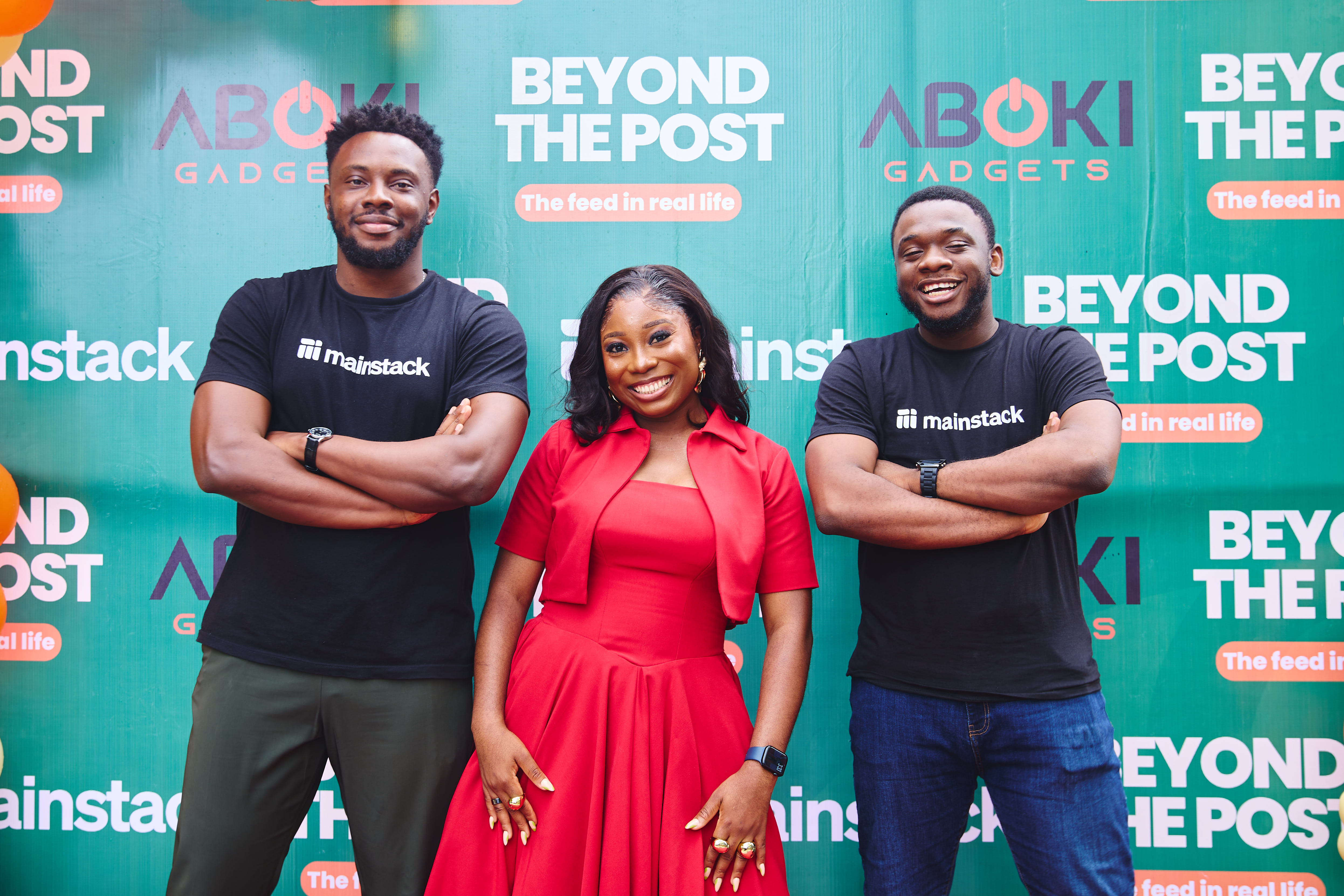 Bolaji with Marvellous and Daniel